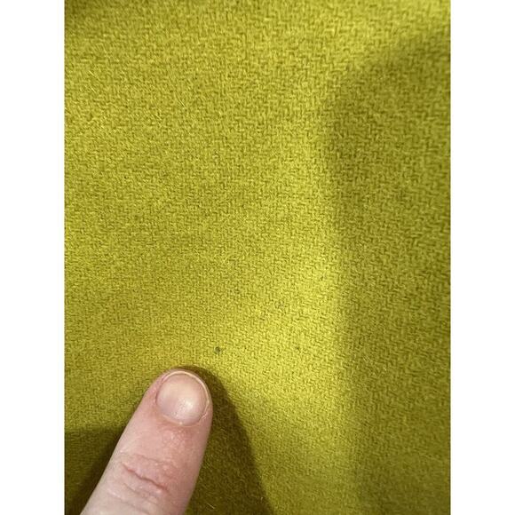 J. Crew Women’s Wool Skirt Size XS 00 Mustard Yellow Preppy Vibrant Mod Office - Picture 6 of 8